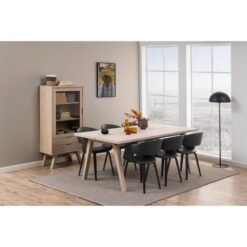 Eloria Vitrinekast laag Naturel 72cm