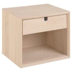 Elowen Nachtkastje hoog Naturel 37cm