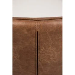 Fauteuil Bon Bruin PU leer