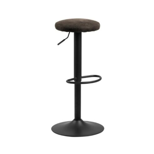 Fiora Barkruk Antraciet/bruin Stof