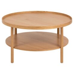 Fjella Salontafel Naturel rond Eikenhout 80cm