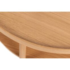 Fjella Salontafel Naturel rond Eikenhout 80cm