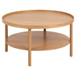 Fjella Salontafel Naturel rond Eikenhout 80cm