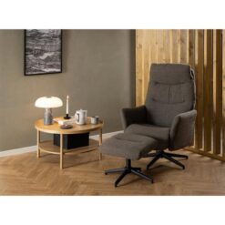 Fjella Salontafel Naturel rond Eikenhout 80cm