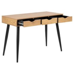 Freya Bureau Hout met zwarte poten 110cm