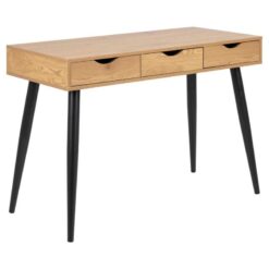 Freya Bureau Hout met zwarte poten 110cm