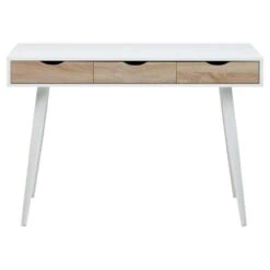 Freya Bureau Wit met Hout 110cm