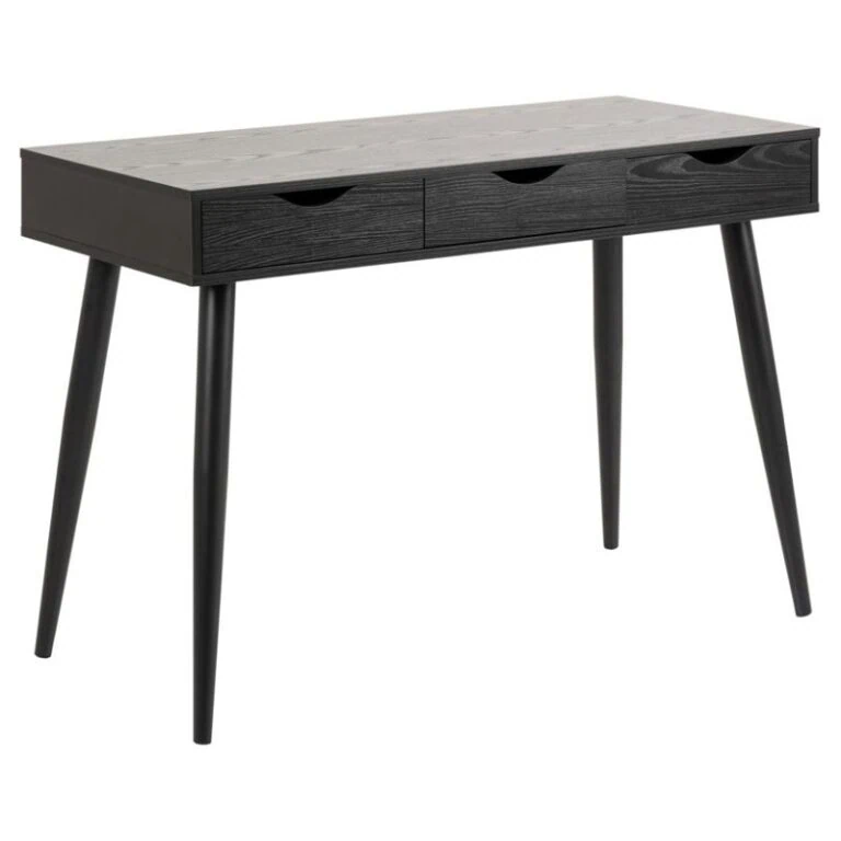 Freya Bureau Zwart 110cm