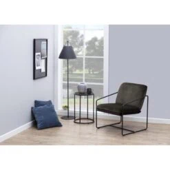 Hektor Bijzettafel Rond Zwart 40cm