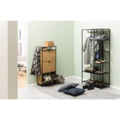 Hektor Schoenenkast 3 lade Naturel 56cm