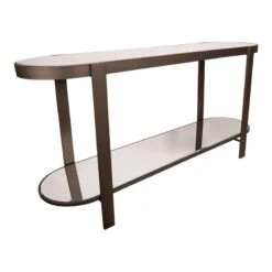 Jamal Sidetable Metaal Glas 160cm