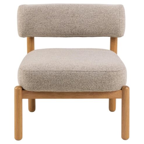 Karoa Fauteuil Beige Hout
