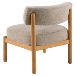 Karoa Fauteuil Beige Hout
