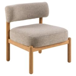 Karoa Fauteuil Beige Hout