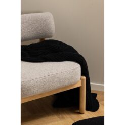 Karoa Fauteuil Beige Hout