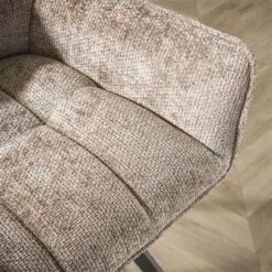 Kelly Barstoel draaibaar rich Champagne