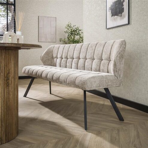 Kelly eetkamerbank rich Zand