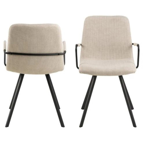 Kraman Eetkamerstoel Beige