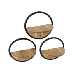 Lazo Wandplanken set van 3 Acacia Naturel