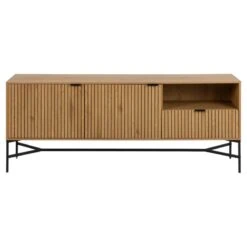 Lexora Dressoir Eiken lichtbruin 180cm