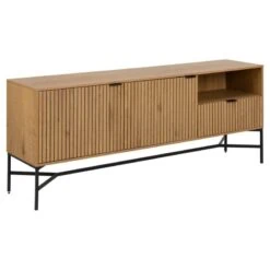 Lexora Dressoir Eiken lichtbruin 180cm