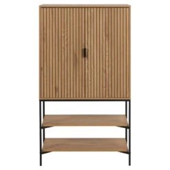 Lexora Wandkast Eiken lichtbruin 80cm