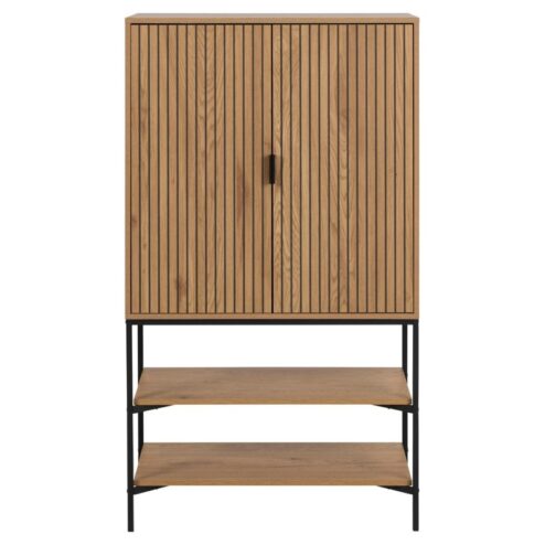 Lexora Wandkast Eiken lichtbruin 80cm