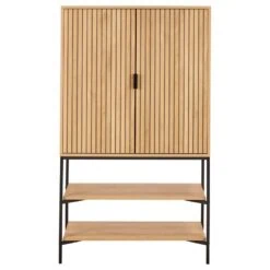 Lexora Wandkast licht Eiken 80cm