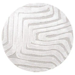 Lima vloerkleed Crème Rond 160x160cm