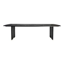 Lior Eettafel Zwart Goudpoot 280cm