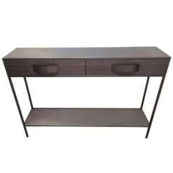 Loua Sidetable Bruin Metaal 120cm
