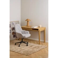 Lucano Bureaustoel Beige Stof