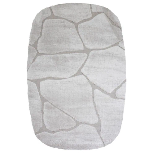 Macy vloerkleed Beige Ronde hoeken 160x230cm