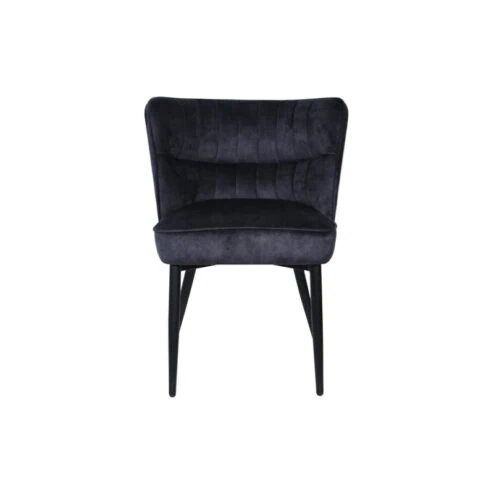Maro Eetkamerstoel Antraciet Velvet