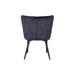 Maro Eetkamerstoel Antraciet Velvet