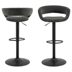 Milora Barkruk Grijs Stof