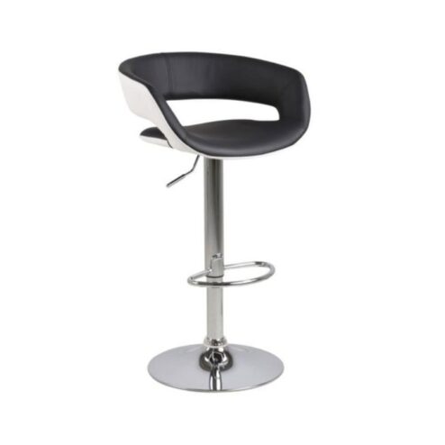 Milora Barkruk Zwart PU Leer