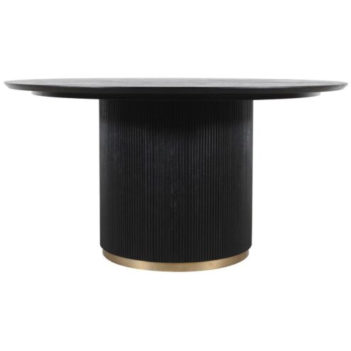 Naro Eettafel Zwart Mangohout 150cm