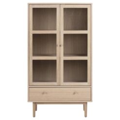 Nordvik Vitrinekast Naturel 80cm