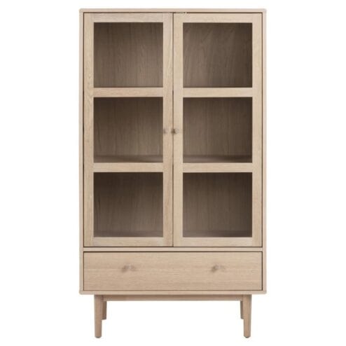 Nordvik Vitrinekast Naturel 80cm