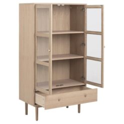 Nordvik Vitrinekast Naturel 80cm