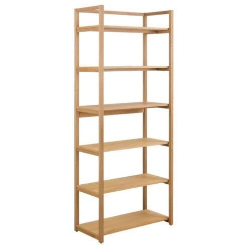 Norli Boekenkast Hoog Naturel 80cm