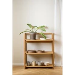 Norli Boekenkast Laag Naturel 80cm