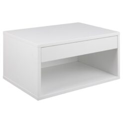 Olira zwevend Nachtkastje Wit 50cm