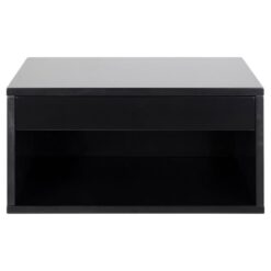 Olira zwevend Nachtkastje Zwart 50cm