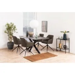 Onyx Eetkamerstoel Bruin