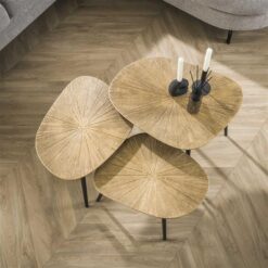 Rivo Salontafel set van 3 Vierhoek Brons