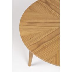 Salontafel Fabio Rond Eikenhout 80cm
