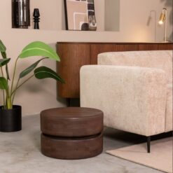 Salontafel Milly Espresso Mangohout 50cm