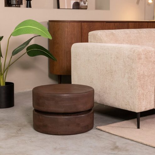 Salontafel Milly Espresso Mangohout 50cm